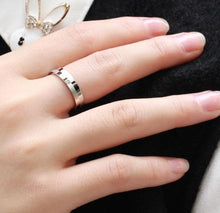 Fashion Stainless Steel Couple Finger Rings New Romantic Engagement Wedding