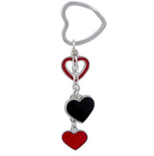 Carro Crystal Heart Pendant Keychain Car port