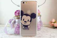 Mickey Mouse cartoon couple kissing TPU Case Back Cover