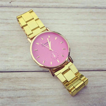 Gold Watch Luxury Geneva Brand Women Dress Watches
