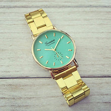 Gold Watch Luxury Geneva Brand Women Dress Watches