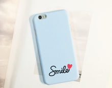 iphone 5 6 6 S Plus Back Cover Cartoon cute smile Couple Case