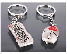 Heart-shaped key ring key chain lover romantic couple