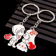Casual Couple Love Keychain cartoon Keychain Lovers