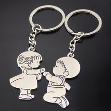 Casual Couple Love Keychain cartoon Keychain Lovers