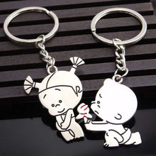 Casual Couple Love Keychain cartoon Keychain Lovers