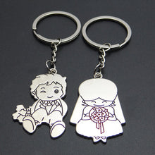 Casual Couple Love Keychain cartoon Keychain Lovers