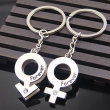 Casual Couple Love Keychain cartoon Keychain Lovers