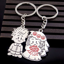 Casual Couple Love Keychain cartoon Keychain Lovers