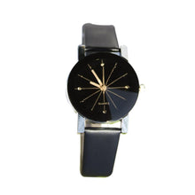 Wristwatch Casual PU Leather Strap Round Dial Couples