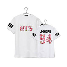 BTS t shirts plus size couple clothes letter print short sleeve