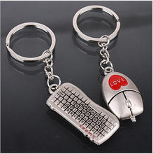 Keychain cartoon key ring holder on valentine car