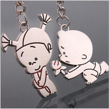 Keychain cartoon key ring holder on valentine car