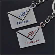 Keychain cartoon key ring holder on valentine car