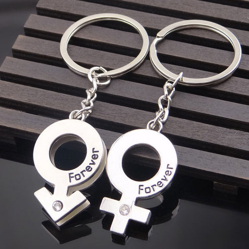 2016 Valentine's Day gift novelty Couple Keyring Keychain