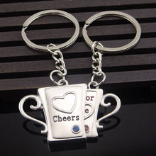 2016 Valentine's Day gift novelty Couple Keyring Keychain