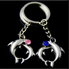 Couple Keychain Ring Men Silver Tone Lovers Keychain Women