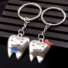Couple Keychain Ring Men Silver Tone Lovers Keychain Women