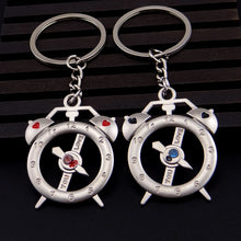 Couple Keychain Ring Men Silver Tone Lovers Keychain Women
