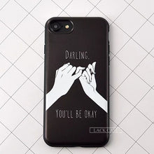 New Fashion Letter principle Soft Case Cover for iPhone 7 Case