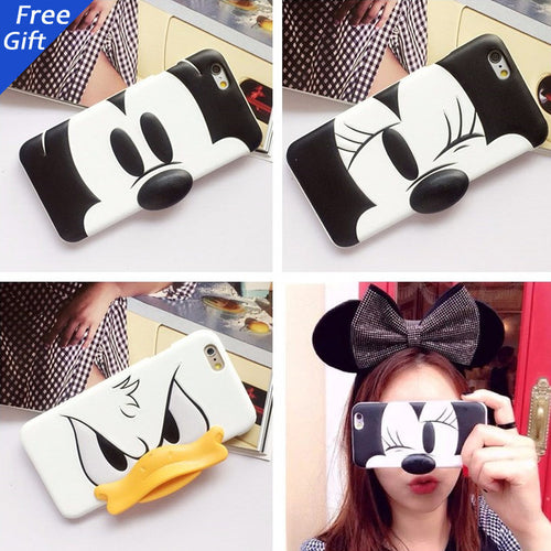 Case Cartoon Mickey Minnie Donald Duck Daisy Couple original Skins
