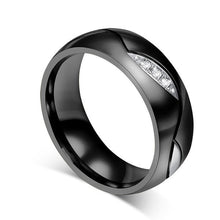 Lover CZ Couple Ring 316l Stainless Steel Engagement Jewelry