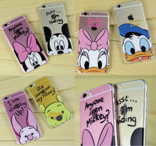 Donald Duck Cartoon Piglet Poof Bear Daisy Duck Lovers Couples Case