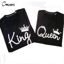 T Shirt Imperial Crown Printing Couple Clothes