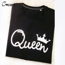T Shirt Imperial Crown Printing Couple Clothes