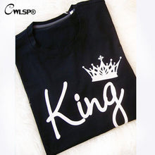 T Shirt Imperial Crown Printing Couple Clothes