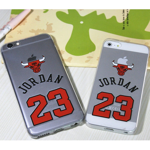 Fashion Jordan 23 Lovers Couple TPU Soft Phone Pouch case