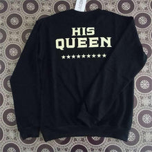 King and Queen Couples Matching Letters Print Men Women Lovers