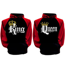 Long Sleeve Letters And Crown Pullover Raglan sleeve lovers Hoodie