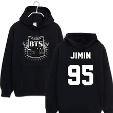 2016 kpop fleece hooded sweatshirt letter print
