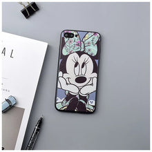Cartoon Couple Lovers luxury brand phone case for iphone