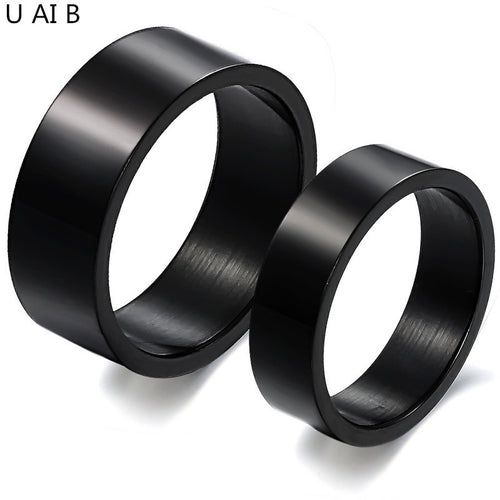 Jewelry titanium fashion couple rings