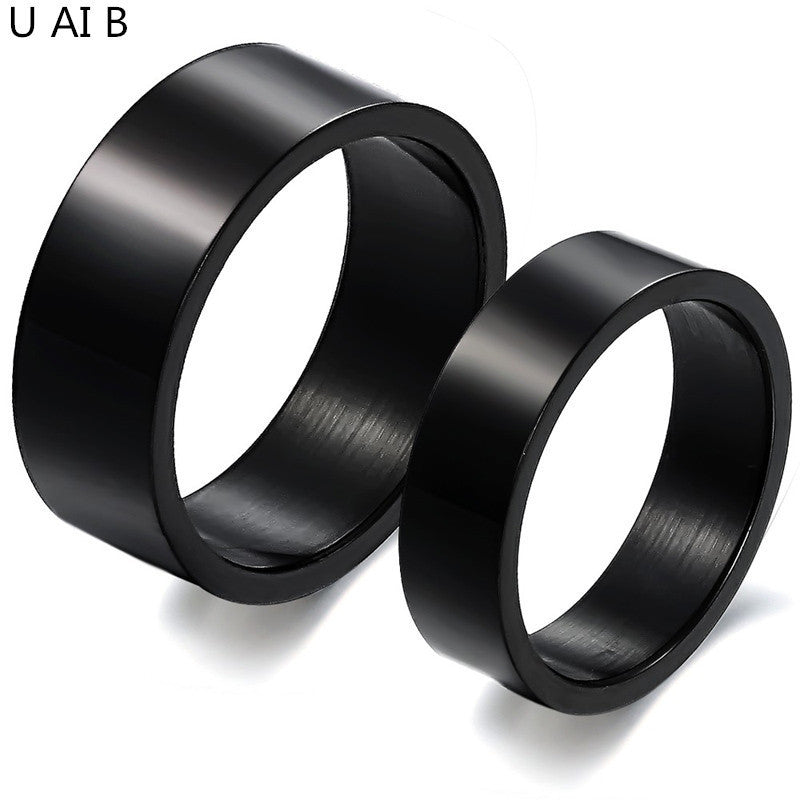 Jewelry titanium fashion couple rings