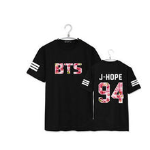 BTS t shirts plus size couple clothes letter print short sleeve