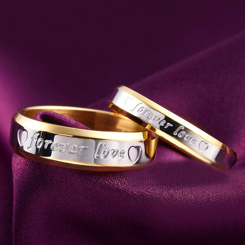 18k gold silver plated forever Love letter jewerly