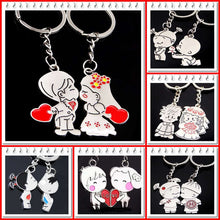 Casual Couple Love Keychain cartoon Keychain Lovers