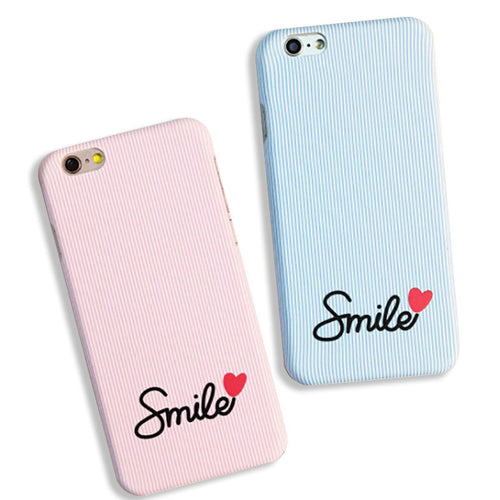 iphone 5 6 6 S Plus Back Cover Cartoon cute smile Couple Case