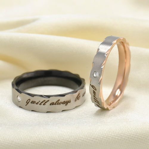 Stainless Steel Couple Rings Classic Rings for Women Wedding Rings