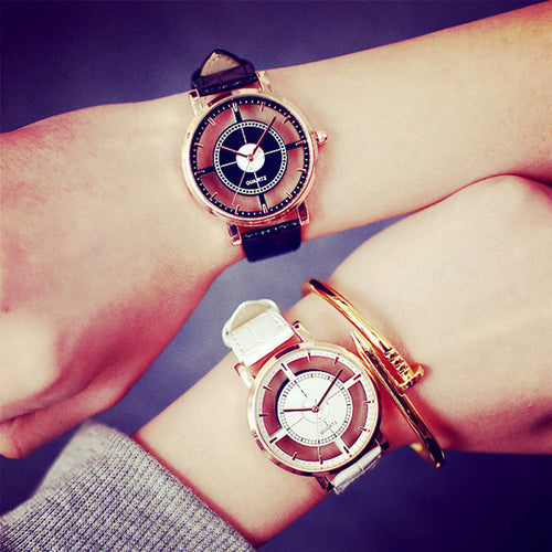 Couple Watch Transparent Hollow Skeleton Men Women