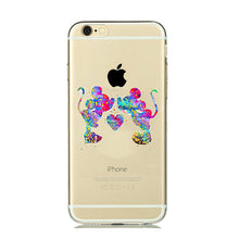 Couples Owl Feather Dreamcatcher Transparent Soft Case
