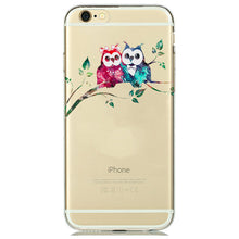Couples Owl Feather Dreamcatcher Transparent Soft Case