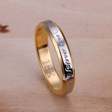 New CZ Wedding Rings for Women Men Gold Plated