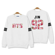 BTS Print Sweatshirt Women Pullovers Slim Kpop Couple Clothes