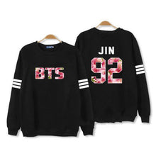 BTS Print Sweatshirt Women Pullovers Slim Kpop Couple Clothes