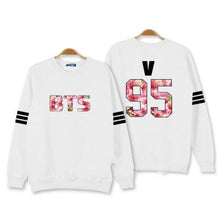 BTS Print Sweatshirt Women Pullovers Slim Kpop Couple Clothes