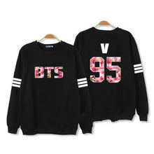 BTS Print Sweatshirt Women Pullovers Slim Kpop Couple Clothes